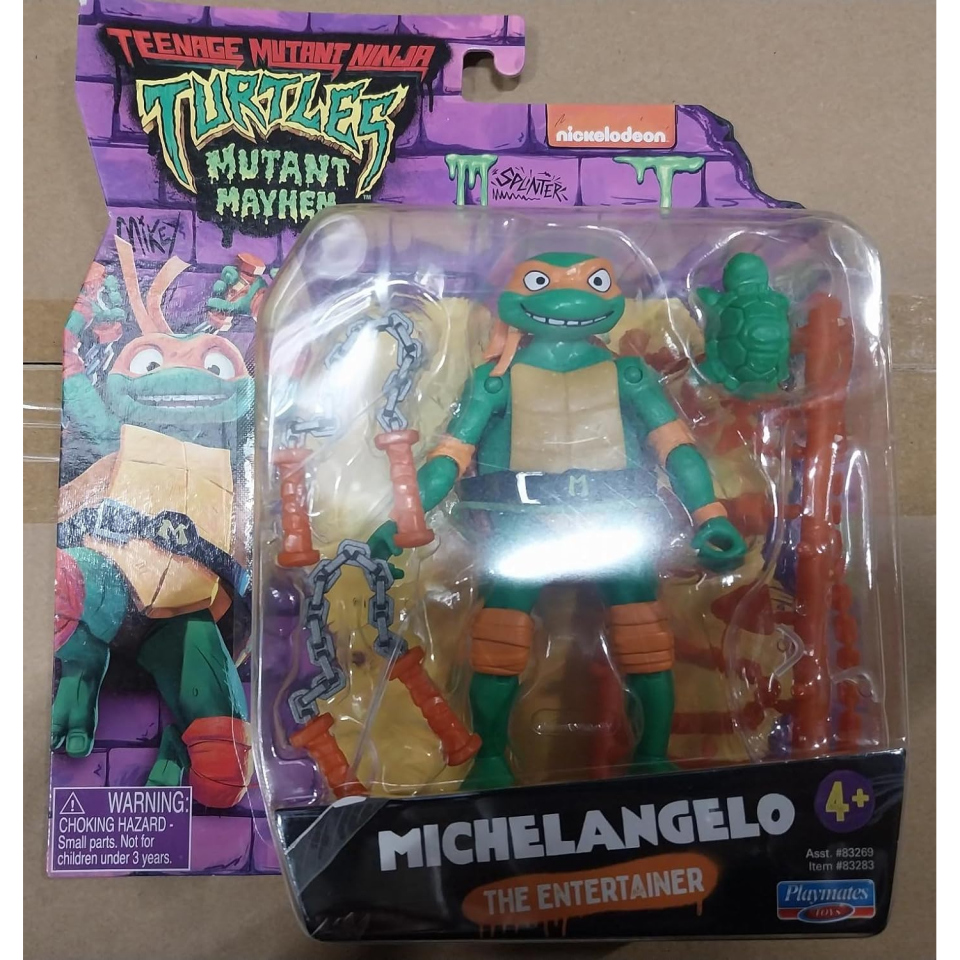 Michelangelo Action Figure – Tartarughe Ninja Mutant Mayhem