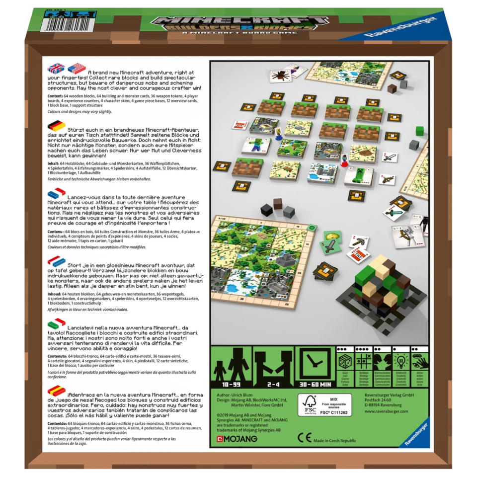 Minecraft Builders & Biomes – Gioco da Tavolo Ravensburger