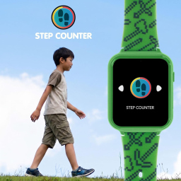 Minecraft smartwatch per bambini verde con fotocamera
