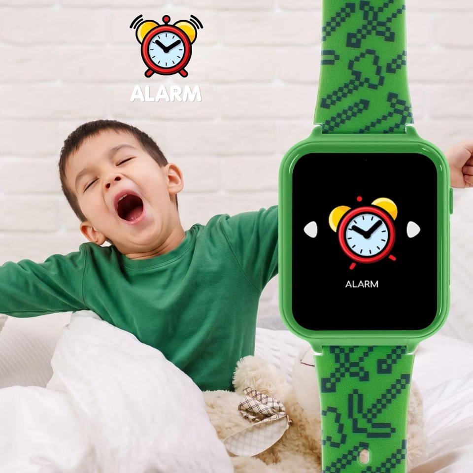 Minecraft smartwatch per bambini verde con fotocamera
