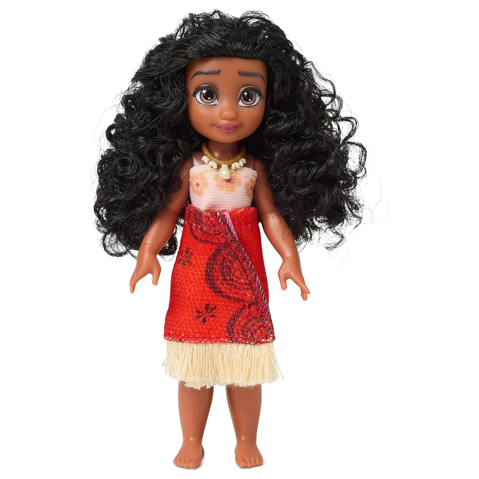 Disney Store mini bambola Vaiana con Pua e zattera