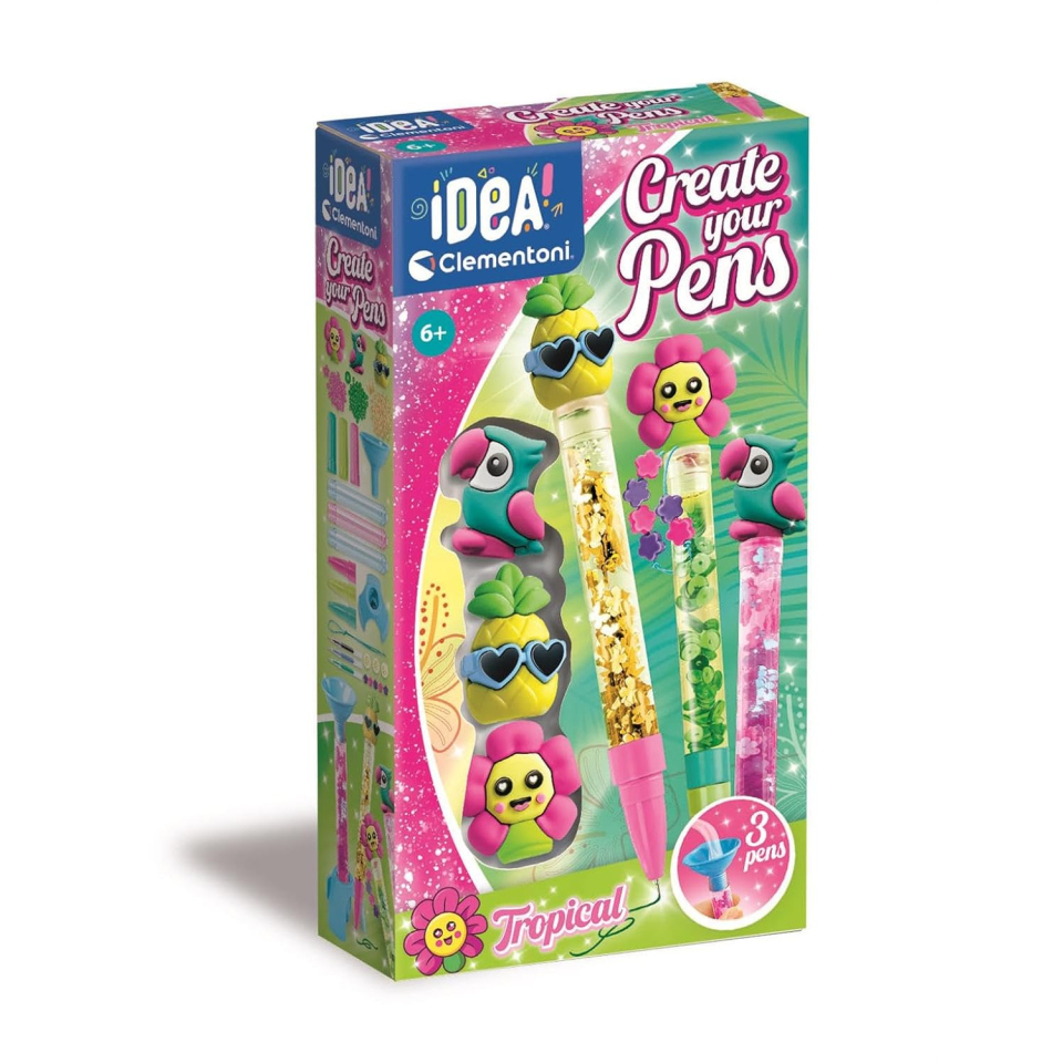 Clementoni Mini Fabbrica Penne Tropicali – Set Creativo