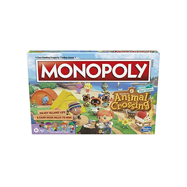 Monopoly Animal Crossing New Horizons Hasbro - tabellone isola con personaggi Nintendo