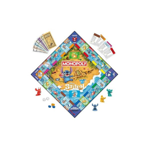 Monopoly Disney Stitch Edition – Gioco da Tavolo Hasbro