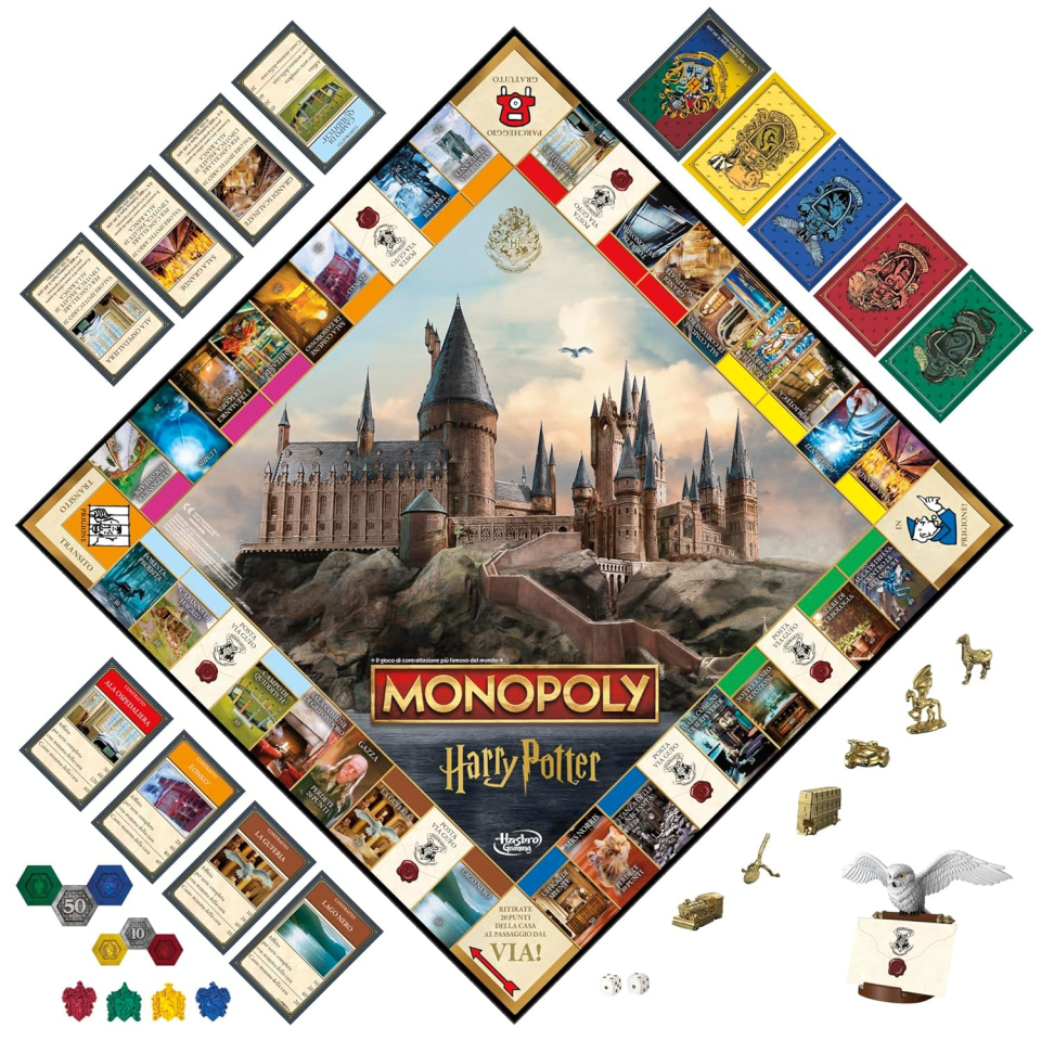 Monopoly Harry Potter – Edizione Hogwarts Hasbro Gaming