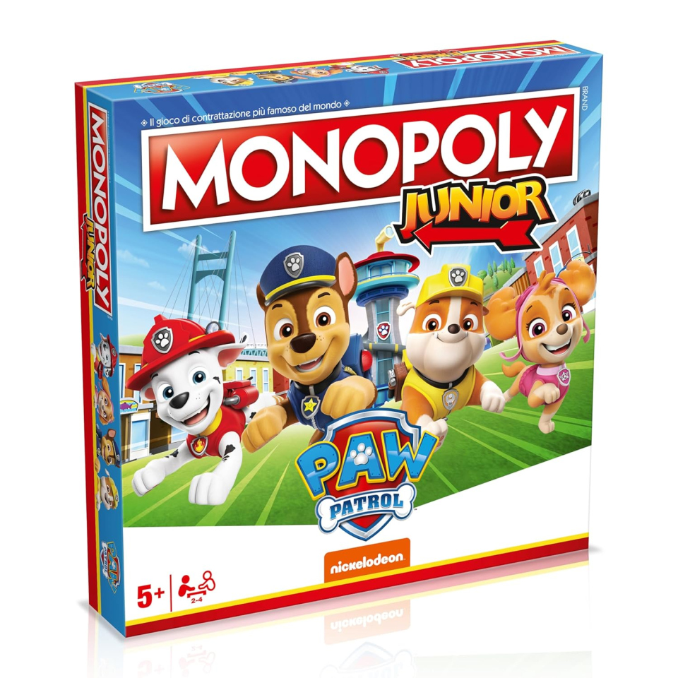 Monopoly Junior Paw Patrol – Gioco da Tavolo per Bambini dai 5 Anni