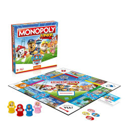 Monopoly Junior Paw Patrol – Gioco da Tavolo per Bambini dai 5 Anni