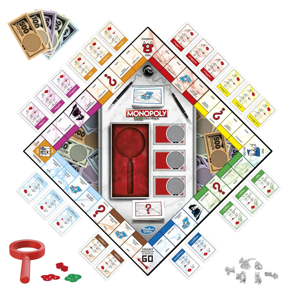 Monopoly Niente è Come Sembra – Gioco da Tavolo con Lente di Ingrandimento