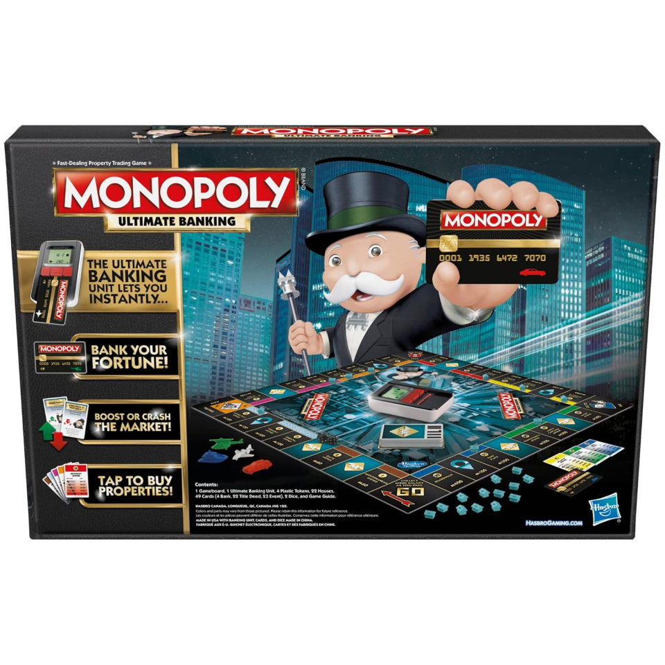 Monopoly Ultimate Banking - Edizione Cashless con Bancomat Elettronico