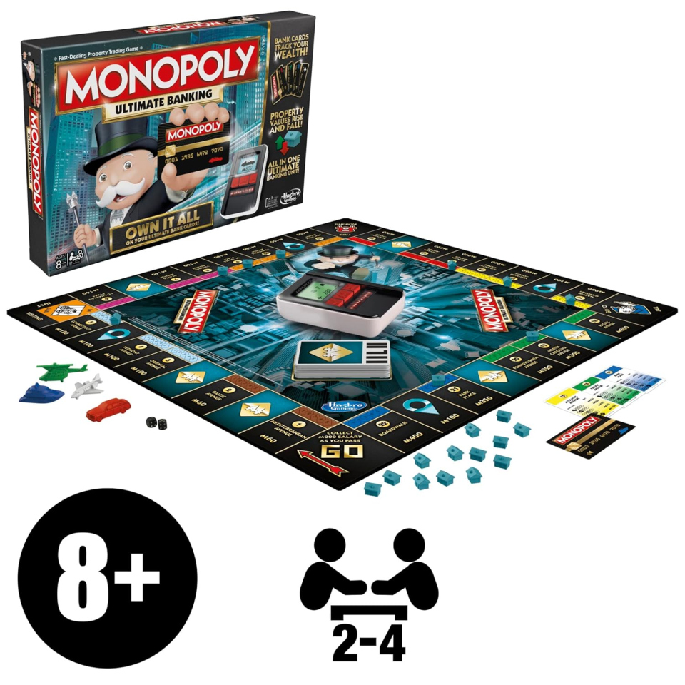 Monopoly Ultimate Banking - Edizione Cashless con Bancomat Elettronico