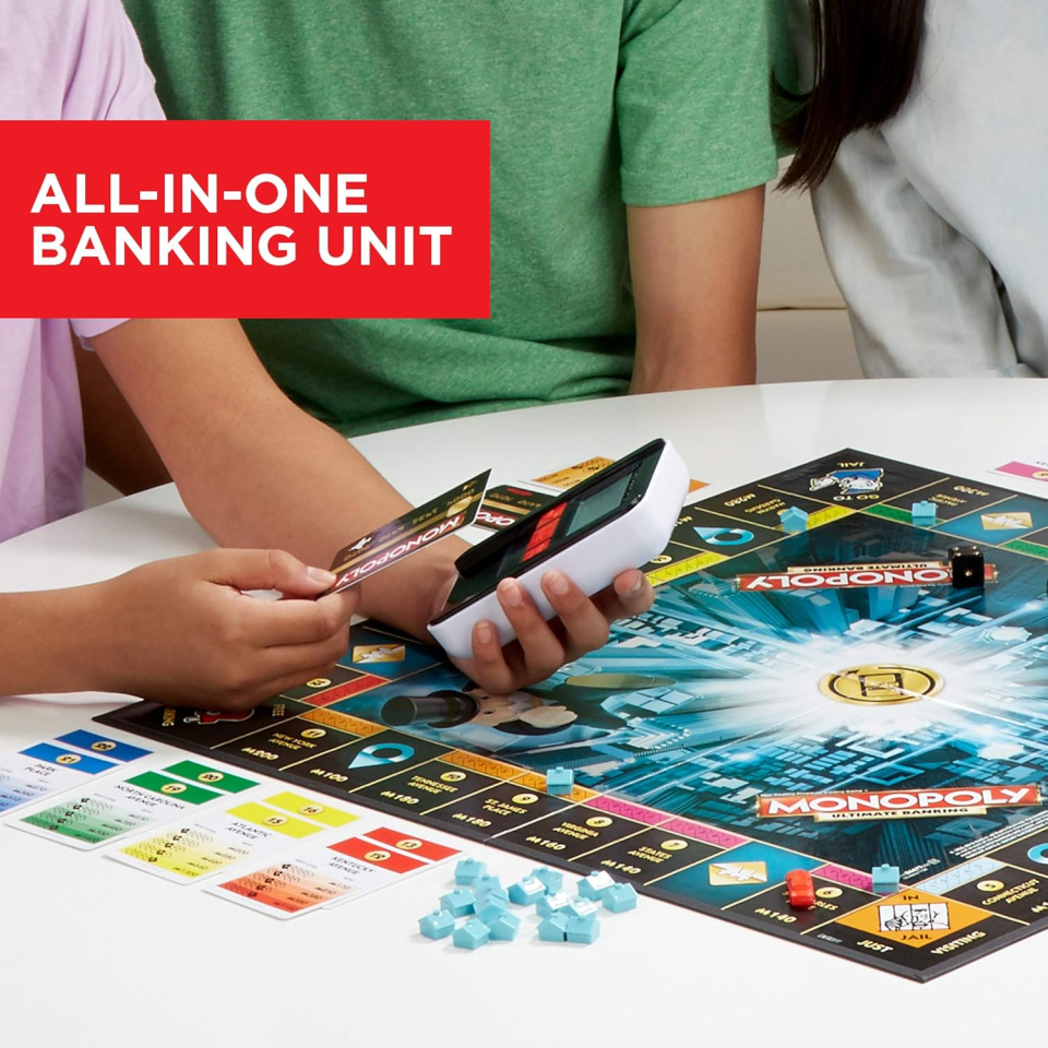 Monopoly Ultimate Banking - Edizione Cashless con Bancomat Elettronico