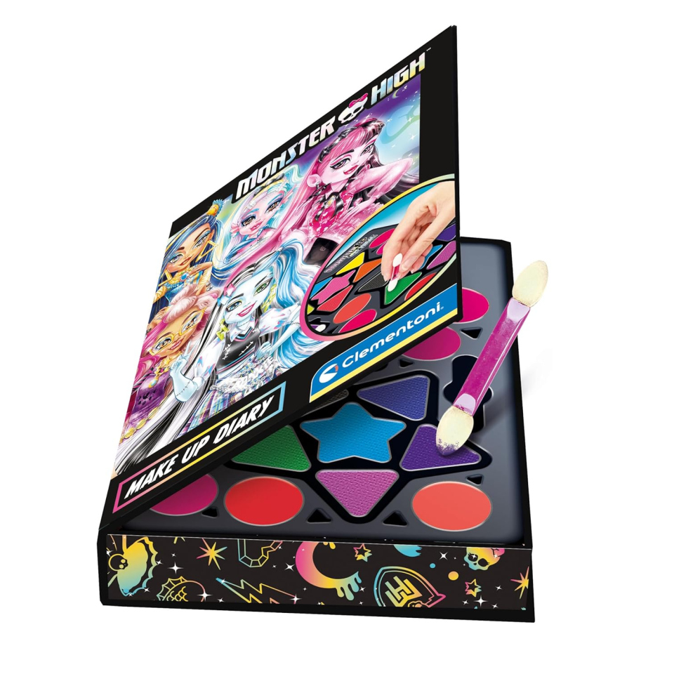 Clementoni Monster High Make Up Diary - Trousse Trucchi Bambina