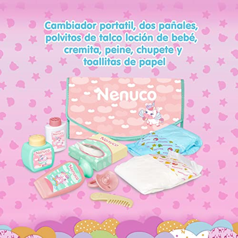Nenuco Borsa Fasciatoio con Accessori Cambio Pannolino