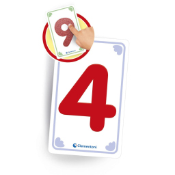 Clementoni Sapientino Montessori Numeri Tattili – Flashcards Sensoriali 3-6 Anni