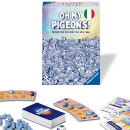 Ravensburger Oh My Pigeons gioco di carte, 2-5 giocatori