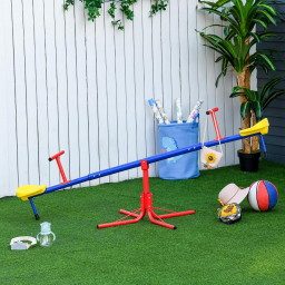 Outsunny dondolo da giardino doppio girevole a 360°