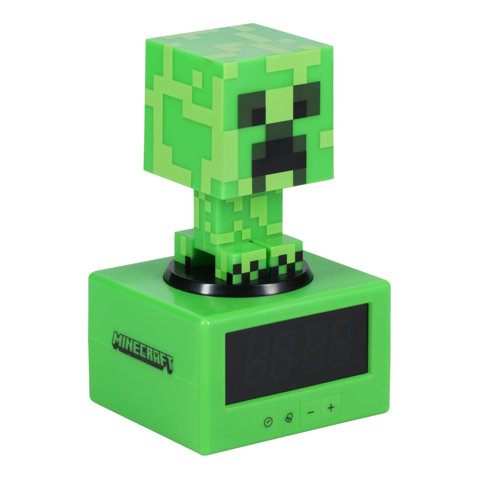 Paladone Minecraft sveglia Creeper con luce notturna