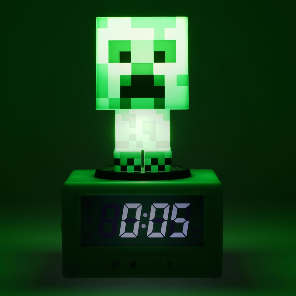 Paladone Minecraft sveglia Creeper con luce notturna