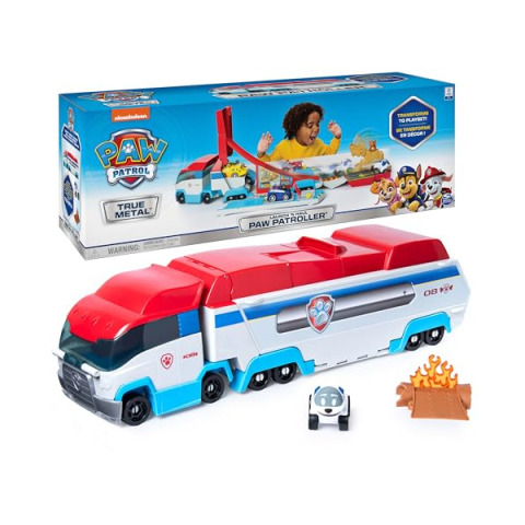 Paw Patrol PAW Patroller 2 in 1 con Veicolo Die-Cast Robodog
