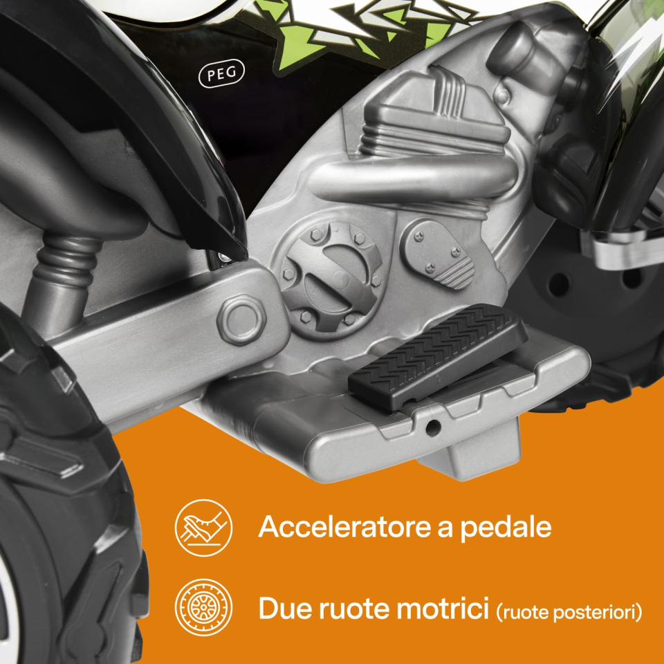 Peg Perego Corral T-Rex quad elettrico per bambini