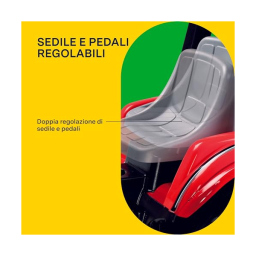 Peg Perego Maxi Diesel – Trattore a Pedali con Rimorchio