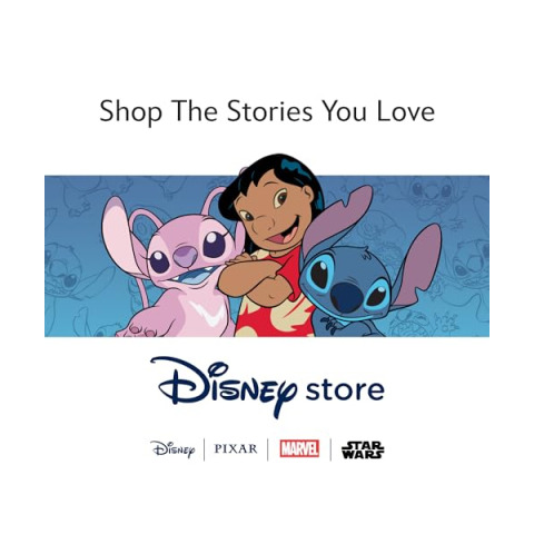 Mini Peluche Angel – Lilo & Stitch Disney Store, 17 cm