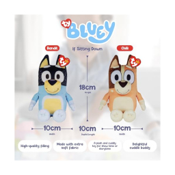 Ty Beanie Babies Bandit – Peluche Bluey Ufficiale