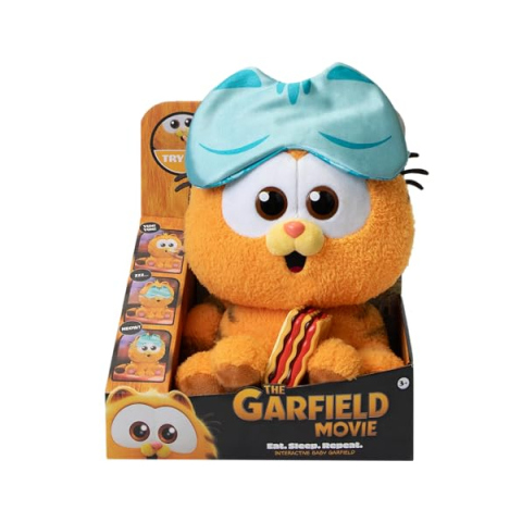 Peluche Interattivo Garfield Animagic con Accessori