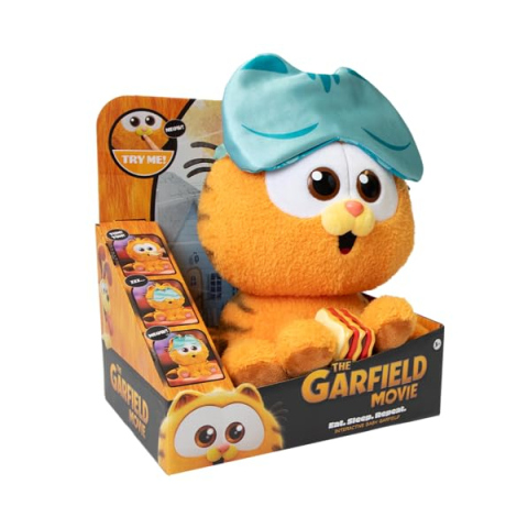Peluche Interattivo Garfield Animagic con Accessori
