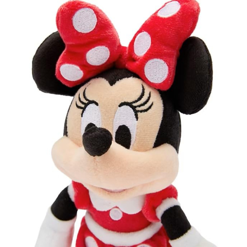 Disney Store Peluche Minnie Mouse 23 cm – Vestito Rosso a Pois