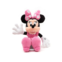 Disney Store Peluche Minnie Mouse 33 cm con Vestito Rosa a Pois