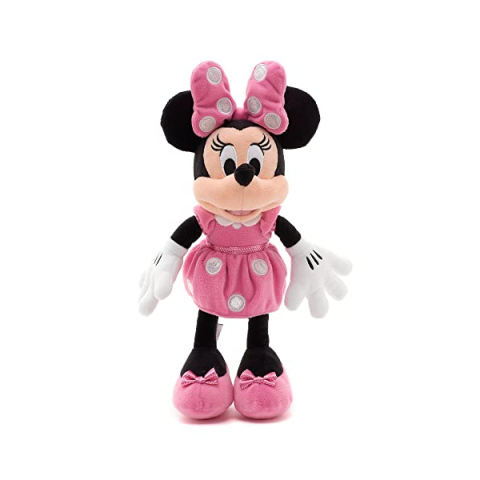 Disney Store Peluche Minnie Mouse 33 cm con Vestito Rosa a Pois