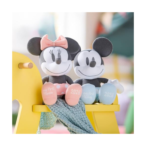 Peluche Minnie Disney Store Nata nel 2026, 30 cm