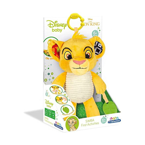 Clementoni Peluche Simba Re Leone con Attività Sensoriali