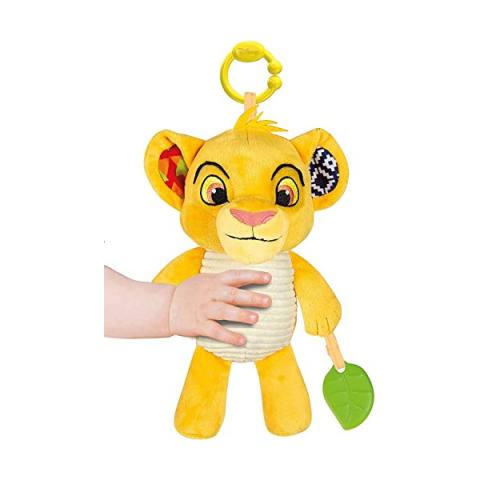 Clementoni Peluche Simba Re Leone con Attività Sensoriali