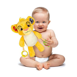 Clementoni Peluche Simba Re Leone con Attività Sensoriali