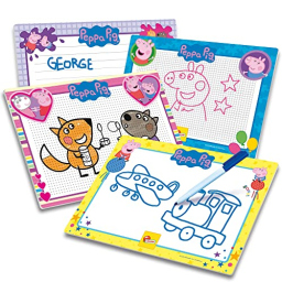 Peppa Pig Scuola di Disegno – Set Lavagnette Scrivi e Cancella Lisciani