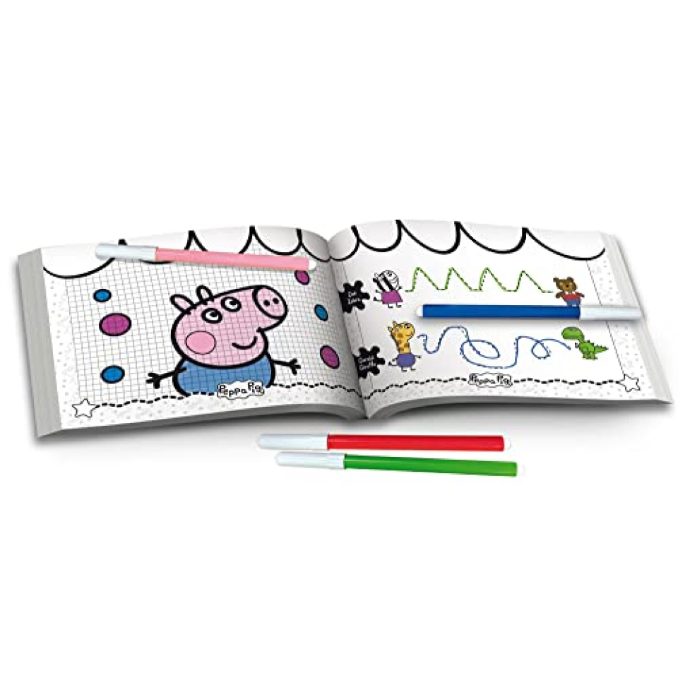 Peppa Pig Scuola di Disegno – Set Lavagnette Scrivi e Cancella Lisciani