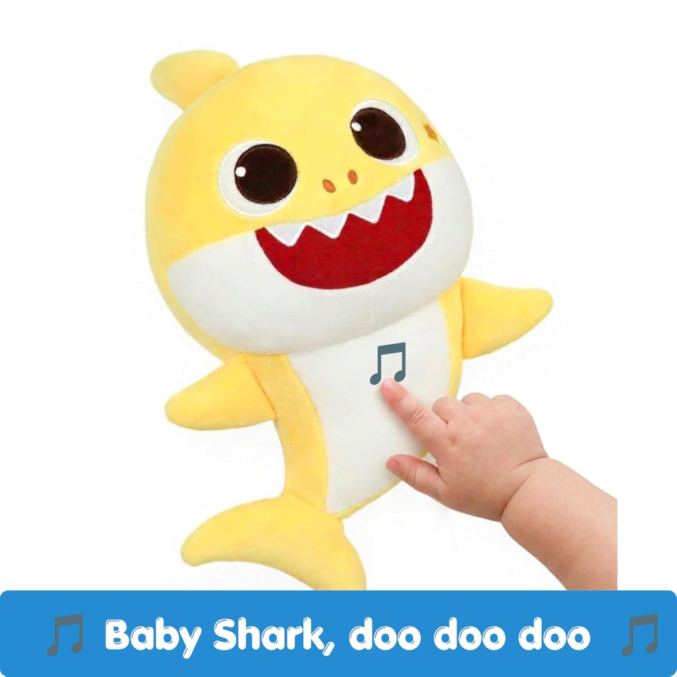 Pinkfong Baby Shark peluche interattivo musicale 33 cm