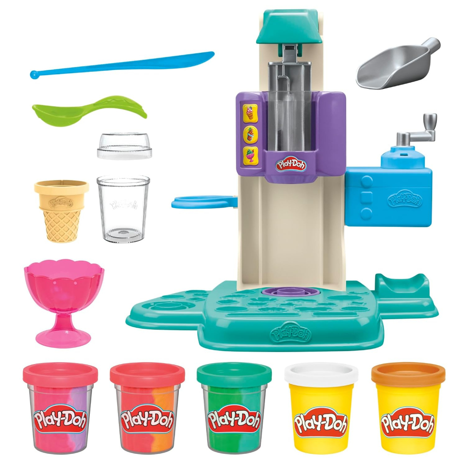 Play-Doh Il Mio Gelato Arcobaleno, gelatiera dai 3 anni