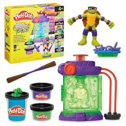 Play-Doh Stazione di Mutazione Tartarughe Ninja con Donatello