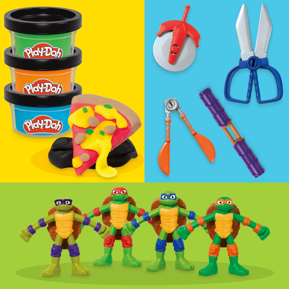 Play-Doh Tartarughe Ninja Cowabunga Creations – Playset Pasta Modellabile