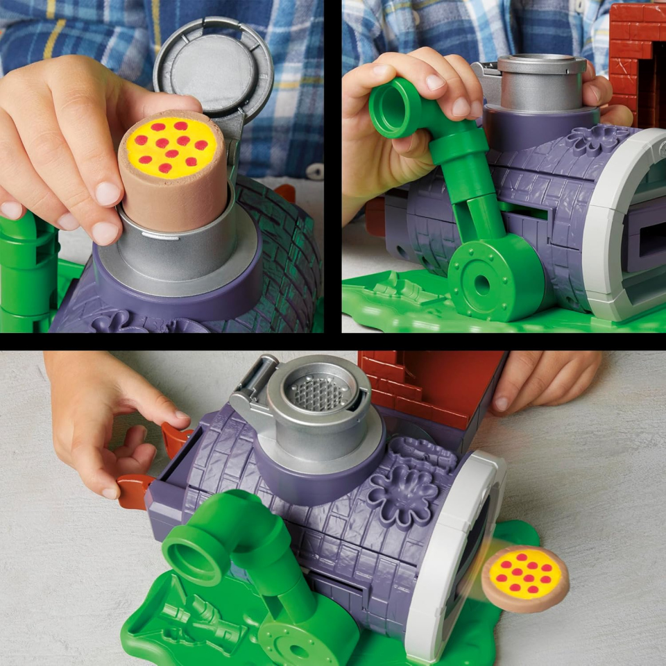 Play-Doh Tartarughe Ninja – Playset Pizza Blaster con Michelangelo