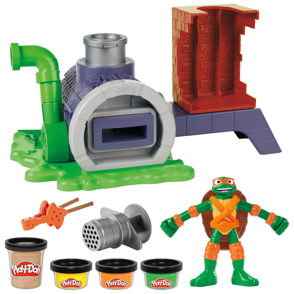 Play-Doh Tartarughe Ninja – Playset Pizza Blaster con Michelangelo