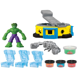 Play-Doh Marvel pasta modellabile Hulk con personaggio flessibile