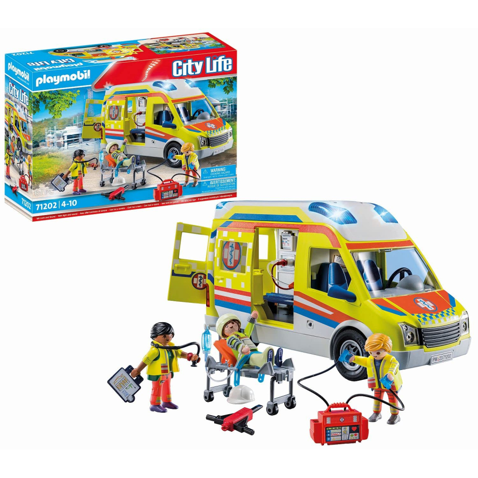 Playmobil City Life Ambulanza con Luci e Suoni 71202