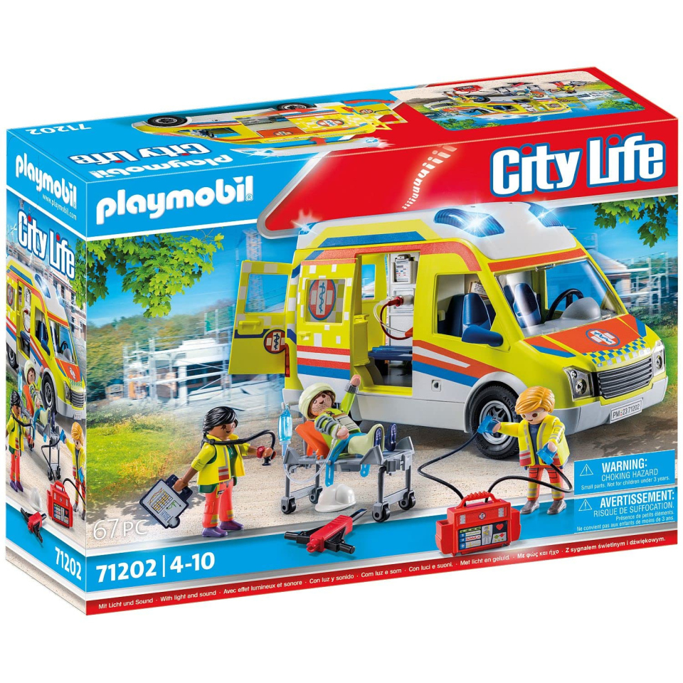 Playmobil City Life Ambulanza con Luci e Suoni 71202