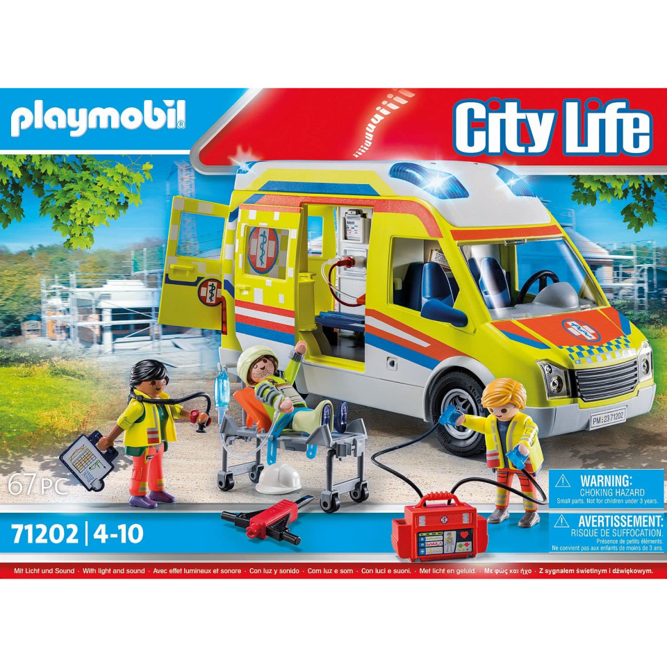 Playmobil City Life Ambulanza con Luci e Suoni 71202