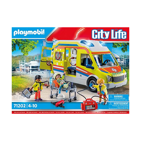 Playmobil City Life Ambulanza con Luci e Suoni 71202