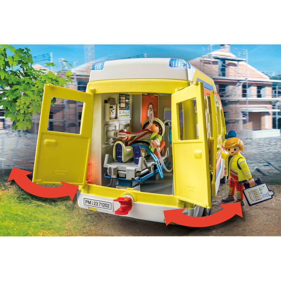Playmobil City Life Ambulanza con Luci e Suoni 71202